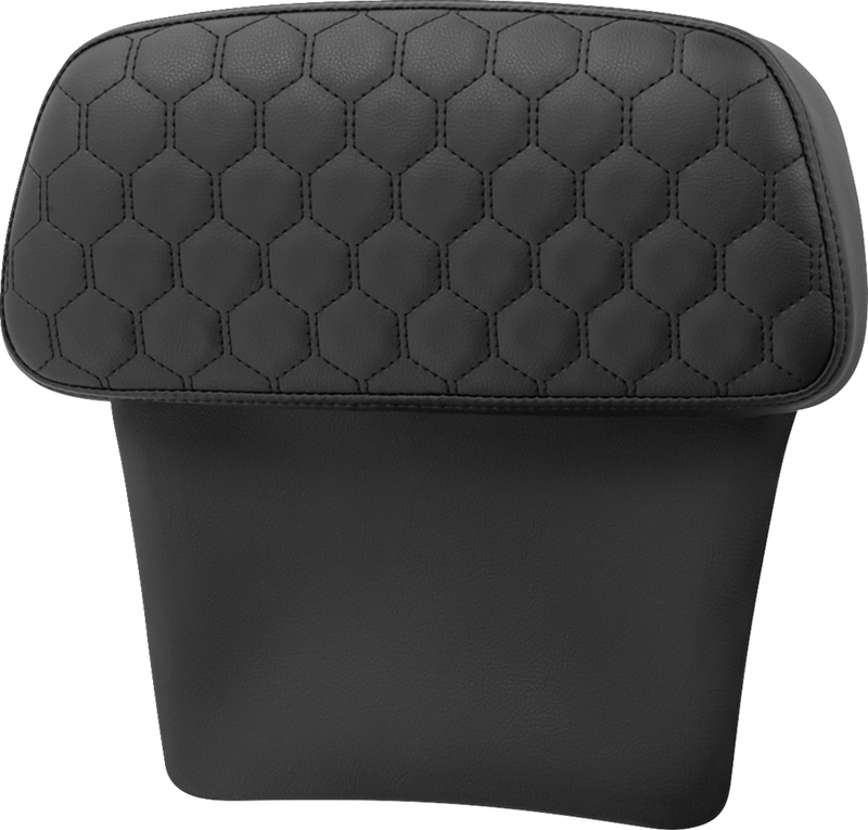 SADDLEMEN Chopped Tour Pak Pad - Honeycomb - Black Stitching - FLH/FLT '14-'24 - Part 814-07-154