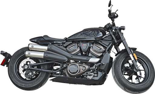 S&S CYCLE 4" Grand National Slip-On Mufflers - Stainless Steel - Sportster S 550-1111