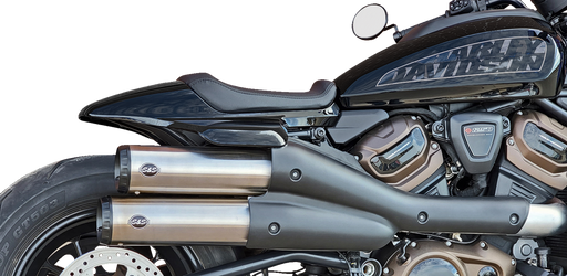 S&S CYCLE 4" Grand National Slip-On Mufflers - Stainless Steel - Sportster S 550-1111