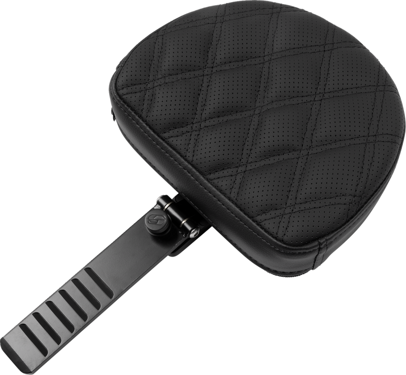 SADDLEMEN Roadsofa Seat with Backrest - Lattice Stitch - FXBR/S '18-'22 - 818-31-182BR