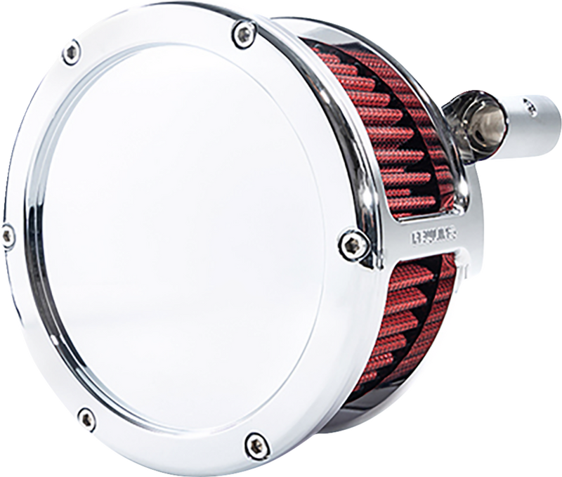 FEULING PARTS BA Air Cleaner Kit - Chrome with Red Filter - '93-'99 Evolution Big Twin 5467