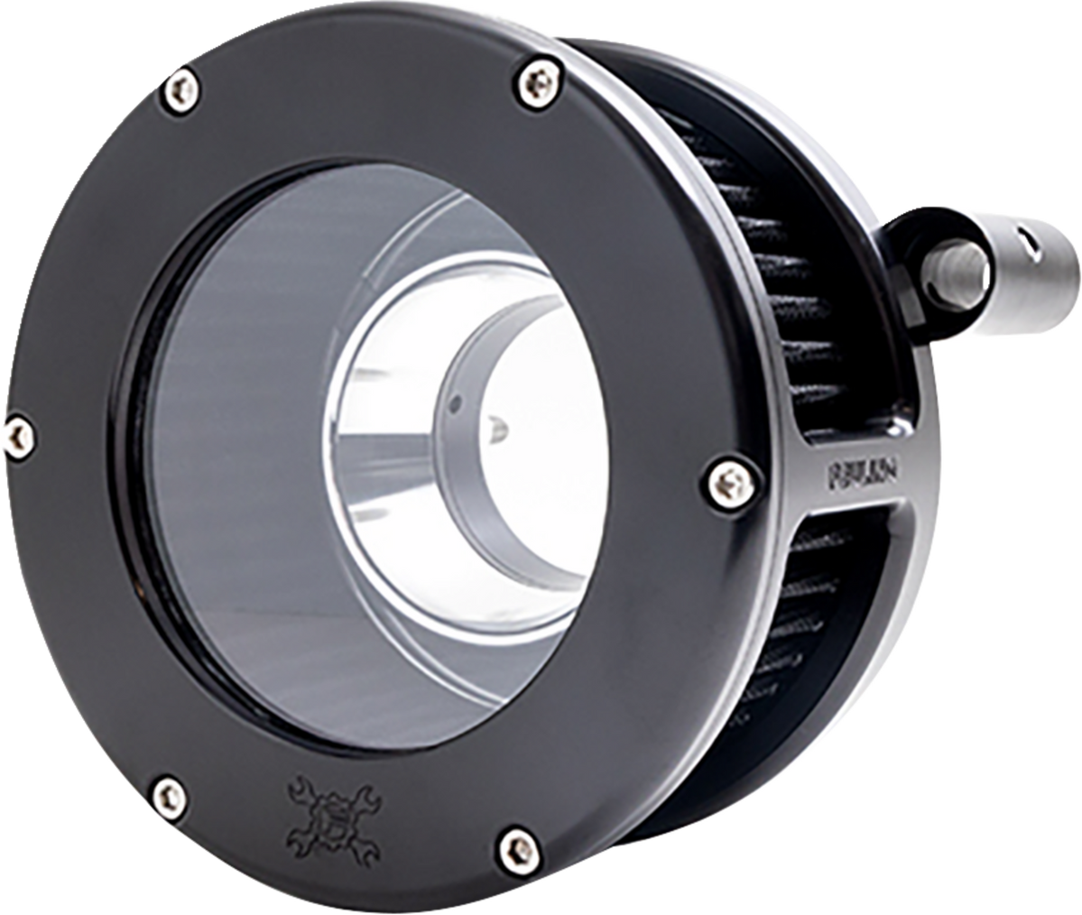 Shop FEULING PARTS BA Air Cleaner Kit - Black/Clear with Black Filter ...