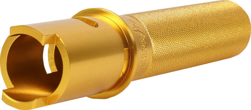 THRASHIN SUPPLY CO. Throttle Tube - Knurled - 1" - Gen 2 TBW - Gold TSC-2806-5