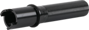 THRASHIN SUPPLY CO. Throttle Tube - Knurled - 1" - Gen 2 TBW - Black TSC-2806-1