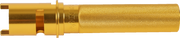 THRASHIN SUPPLY CO. Throttle Tube - Knurled - 1" - Gen 2 TBW - Gold TSC-2806-5