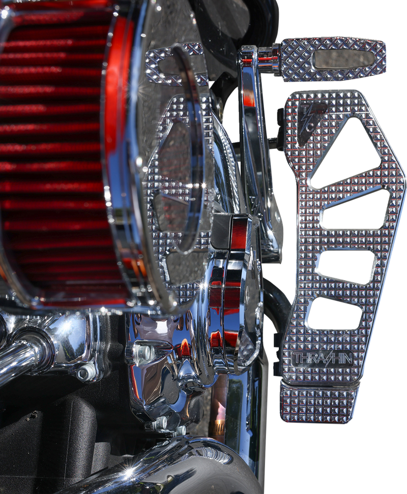 THRASHIN SUPPLY CO. Cam Cover - Gen 2 - Smooth - Chrome - M8 TSC-3028-3