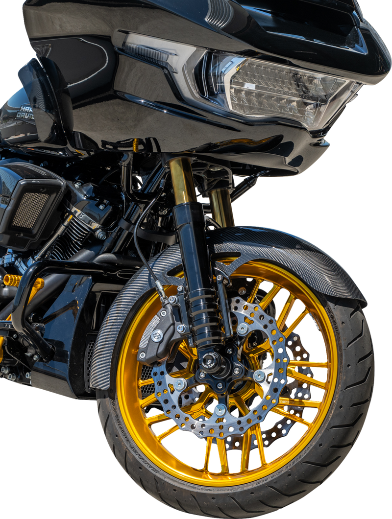 ARLEN NESS Carbon Fiber Front Fender - Wrapper - 19" - FLT '99-'13 210-027