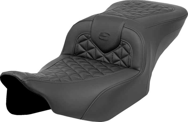 SADDLEMEN RoadSofa Tri Gripper Seat - Standard Reach - FLH/FLT '23-'25 - 823-07-21000
