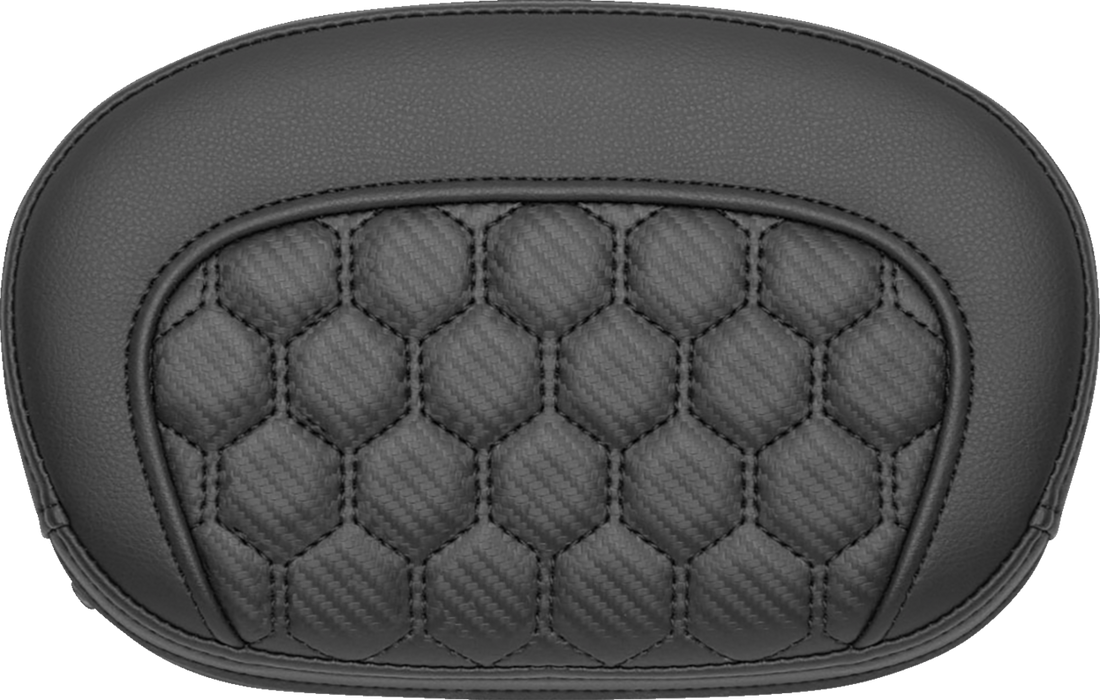 SADDLEMEN Sissy Bar Pad - Honeycomb 061049 for Harley-Davidson