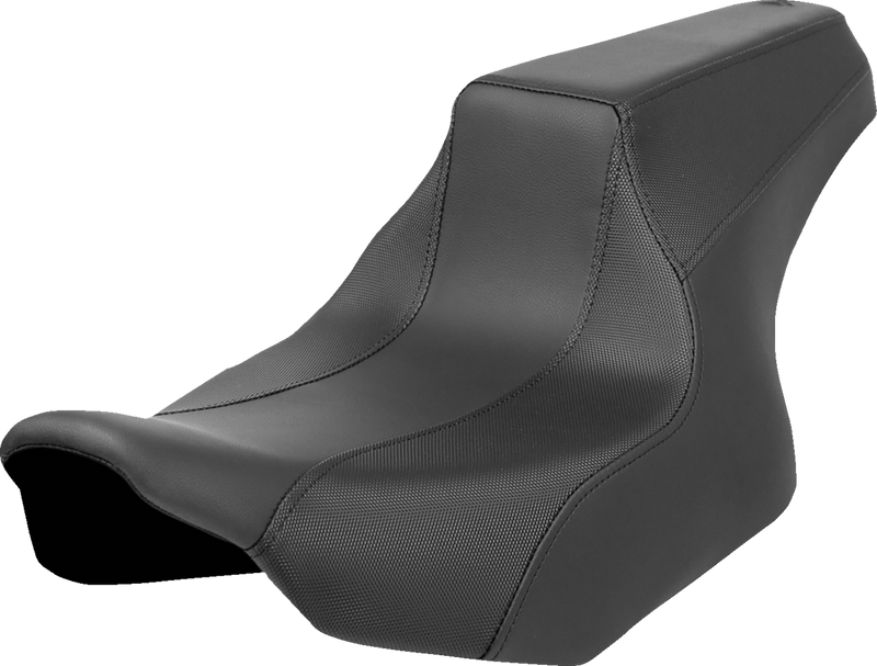 SADDLEMEN FXR Division Signature Series Seat - Black with Perforated Inserts - FLH/FLT '23-'24 FD82307
