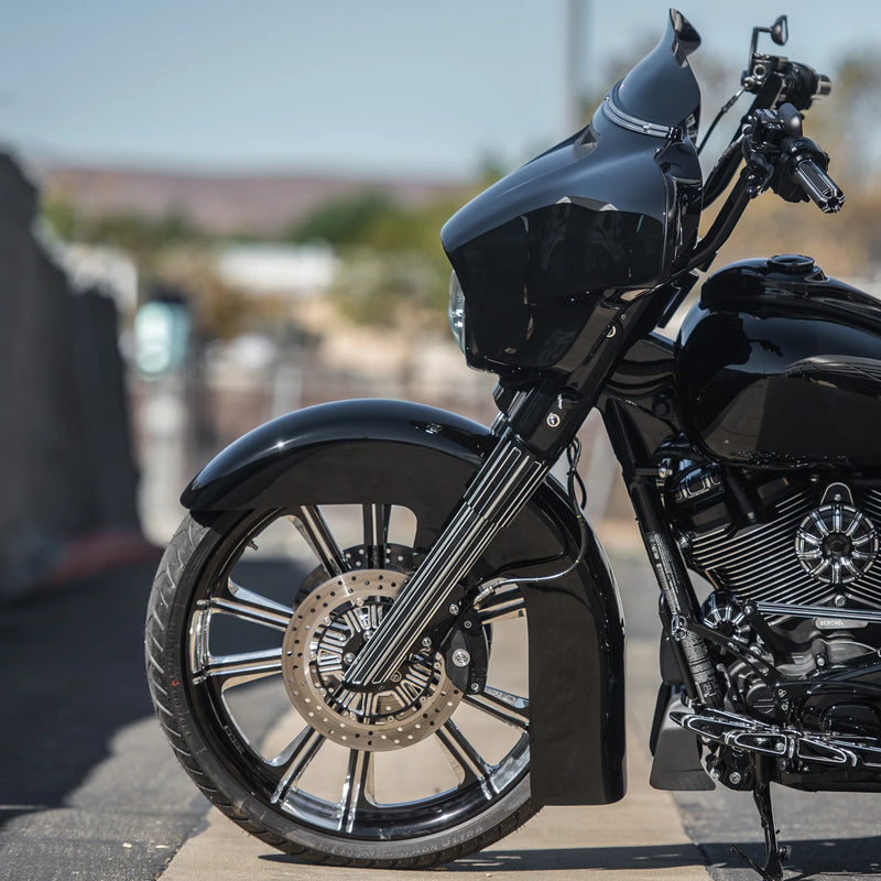 ARLEN NESS 10-GAUGE® HOT LEG FORK LEGS - 08-13 Touring - Single Disc - BLACK - 40-521 - PartsOutlet.com.au