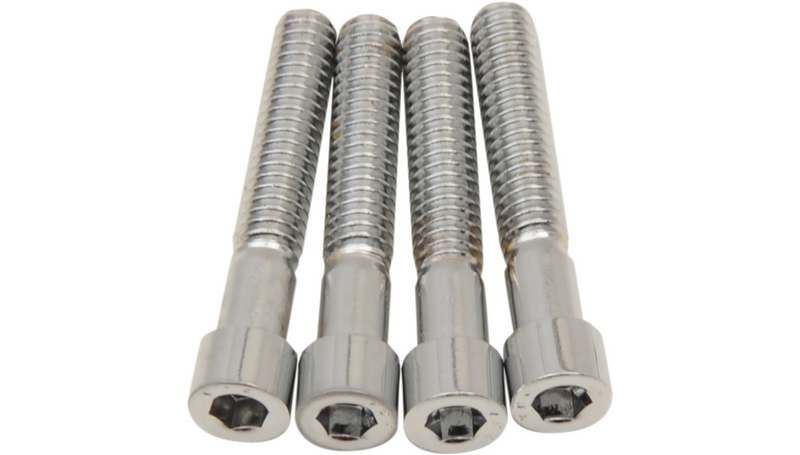DRAG SPECIALTIES Bolt Kit M8 Transmission Side Smooth All Chrome - Harley-Davidson 2017-2021 - MK782S - PartsOutlet.com.au