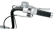 DRAG SPECIALTIES Grips - Hotop - Harley-Davidson 1980-2022 - Chrome/Rubber 06300372 - PartsOutlet.com.au