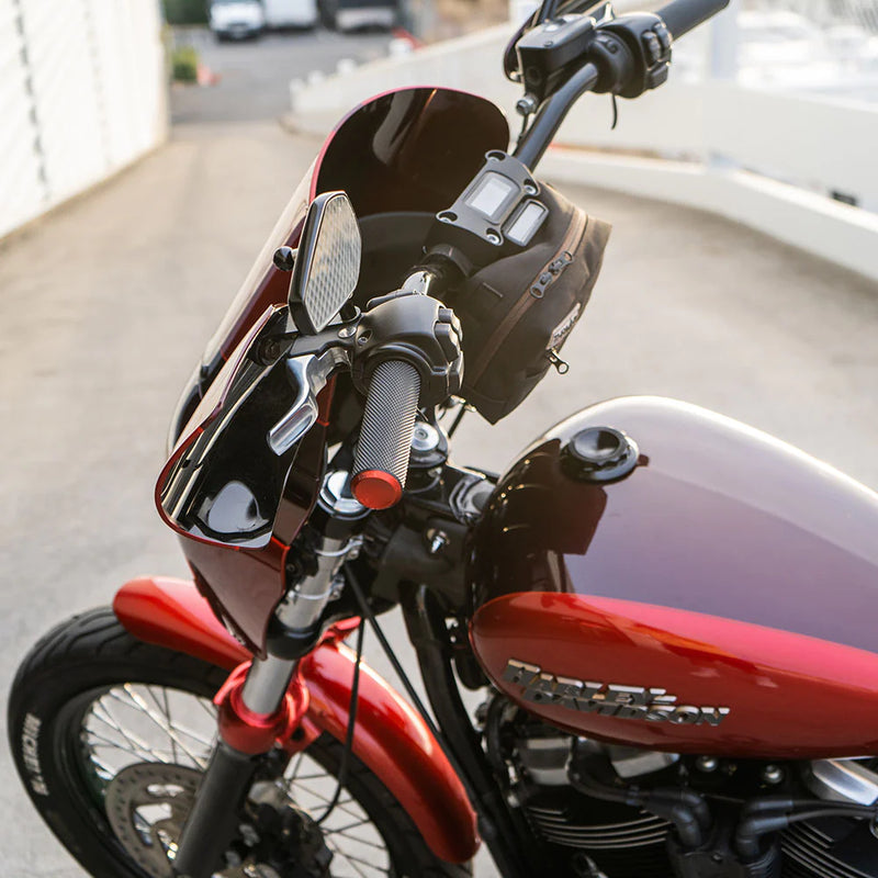 ARLEN NESS KNURLED GRIPS, RED - CABLE - 07-336 - PartsOutlet.com.au