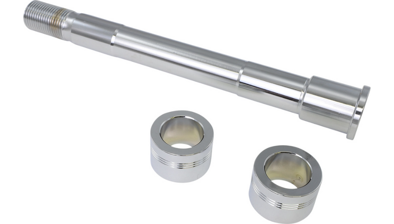 DRAG SPECIALTIES Axle Kit - Front - Softail '18-'23 - Chrome W16-0354 - PartsOutlet.com.au