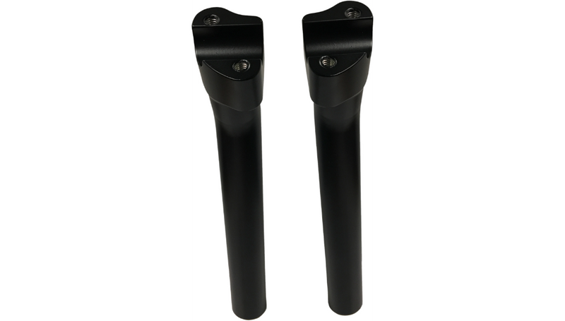 DRAG SPECIALTIES Risers 1" - Buffalo - 9-1/2" - Flat Black - 0602-0810