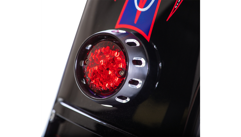 DRAG SPECIALTIES Taillight/License Plate Mount - Black L24-0437ABRLEDE - PartsOutlet.com.au