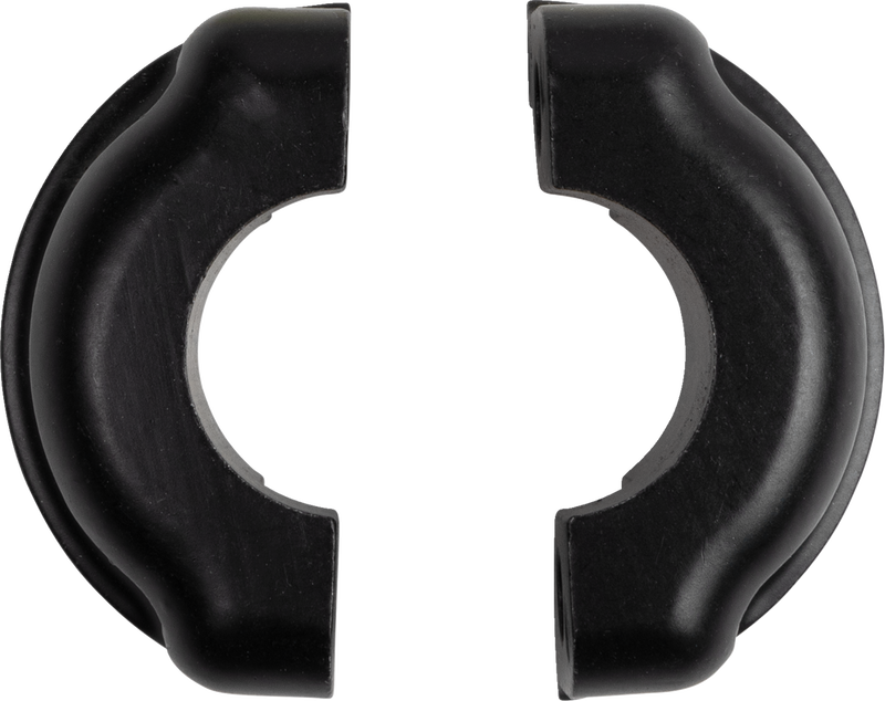 LA CHOPPERS Handlebar - Twin Round - 1-1/4" x 10" - Black LA-7348-10B