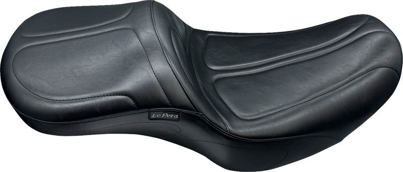 LE PERA Maverick Daddy Long Legs Seat - Without Backrest - Black - FLH/FLT '23-'24 LV-957DL