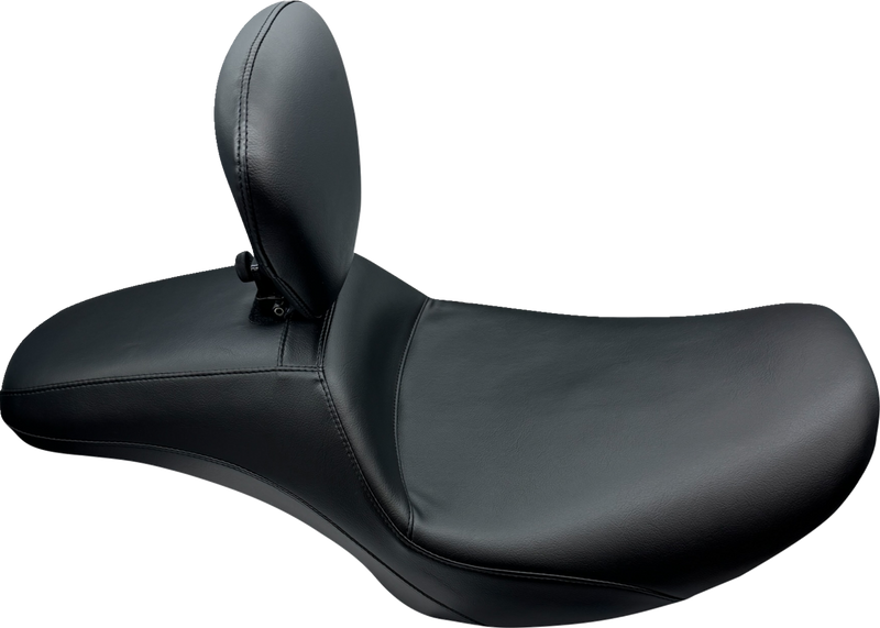LE PERA Outcast Daddy Long Legs Seat - w/ Backrest - Smooth - FLH/FLT '23-'24 LV-987DLBR