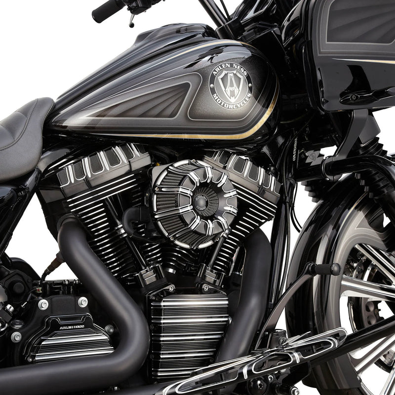 ARLEN NESS 10-GAUGE® INVERTED SERIES AIR CLEANER, BLACK - 91-up XL SPORTSTER - 18-945 - PartsOutlet.com.au