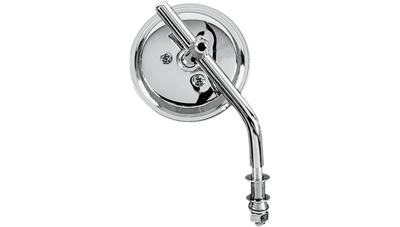 DRAG SPECIALTIES 3" Round Mirror - Adjustable Stem - KA-26-BC428