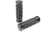 DRAG SPECIALTIES Grips - Hotop - TBW - Harley-Davidson 2008-2023 - Black/Rubber 0630-0775 - PartsOutlet.com.au