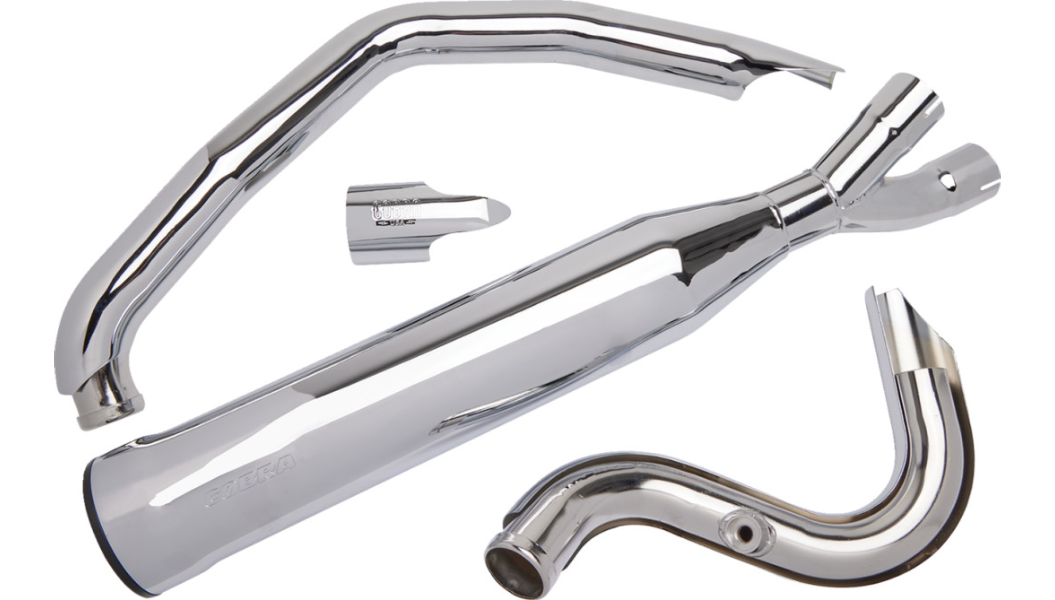 COBRA Power Pro RPT Exhaust - Chrome - '12-'17 Dyna 6468 - PartsOutlet.com.au