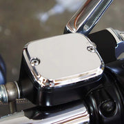 JOKER MACHINE Master Cylinder Cover - Brake - Front - Smooth - Chrome - Harley-Davidson 1996-2009 - 951019C - PartsOutlet.com.au