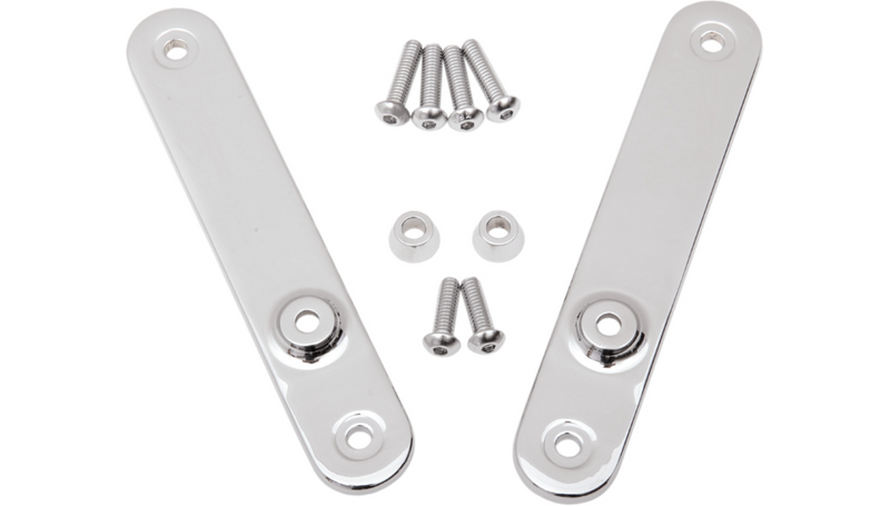 DRAG SPECIALTIES Turn Signal Relocation Mount - Harley-Davidson 1997-2013 - Chrome 2020-0396 - PartsOutlet.com.au