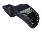 LE PERA Kickflip Dual Seat With White Double Diamond Stitch. Fits Dyna 2006-2017 - LK-591DDW - PartsOutlet.com.au