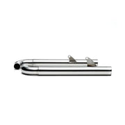 BRITISH CUSTOMS Performance Drag Mufflers - Triumph 2016-2021 - BC902-058-BR - PartsOutlet.com.au