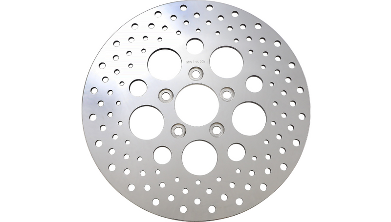 DRAG SPECIALTIES Drilled Brake Rotor - Rear - 11.5" - Harley-Davidson '00-'22 - 060186ASP-BC648