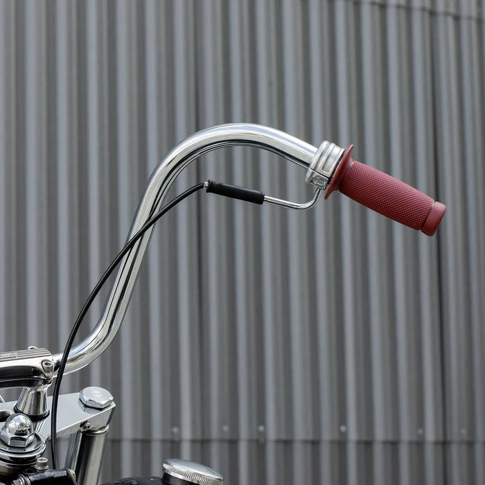 BILTWELL Grips - Renegade - 1" - Oxblood 6704-0301