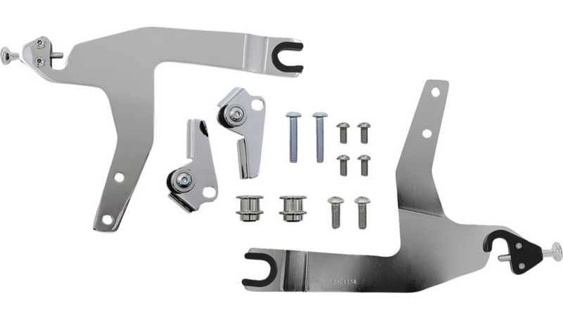 COBRA Backrest Kit - 14" - Chrome - '06-'17 Softail - 602-2042
