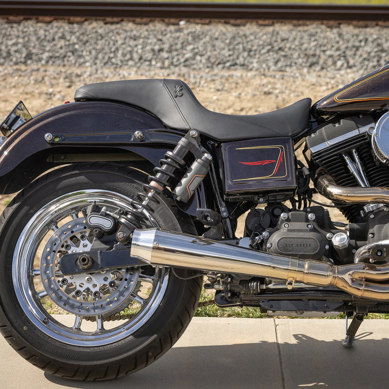 SADDLEMEN Thrashin ' Pro Series Seat - Smooth - Dyna '06-'17 - TS80604