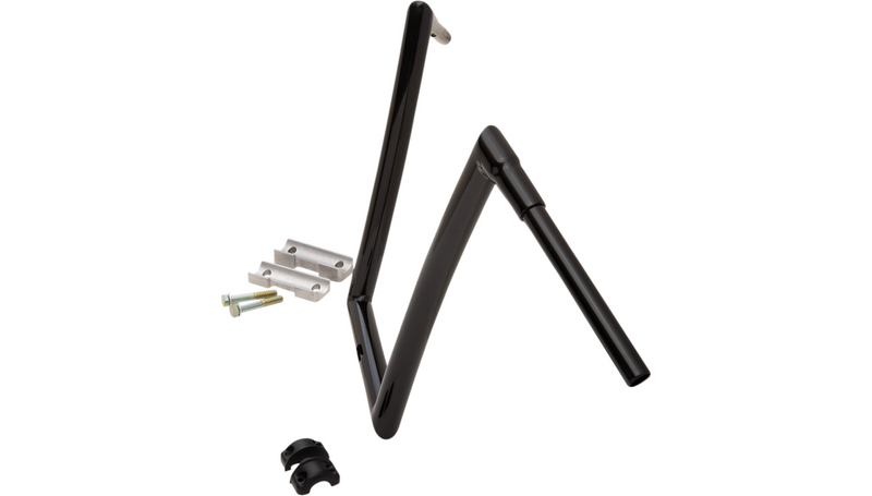 TODD'S CYCLE Handlebar - 1-1/2" Strip - 17" - Gloss Black - Touring FL '15-'22 - 0601-5204
