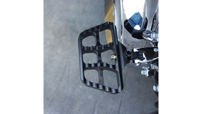 JOKER MACHINE Passenger Mini Floorboards - Black - '18-'19 Softail 08-644-7B - PartsOutlet.com.au