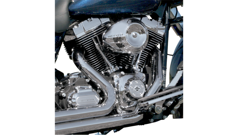 S&S CYCLE Air Stream Air Cleaner Cover in Chrome or Gloss Black for all Stealth Applications 170-0118 - PartsOutlet.com.au