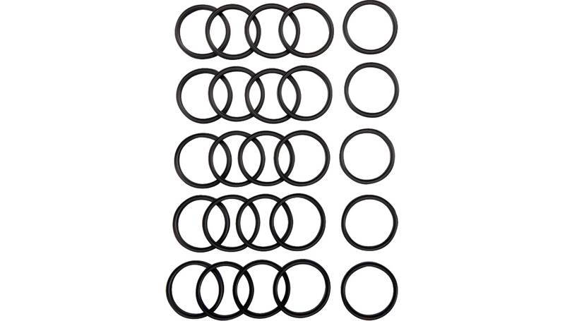 JAMES GASKET Lower Pushrod Quad Seal - 25 Pack - Harley-Davidson '79-'86 - JGI-11133-A