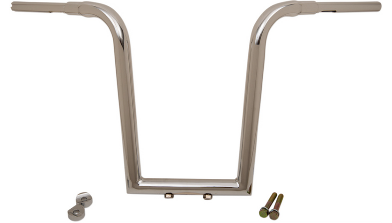 LA CHOPPERS 1 1/2" TREE HUGGER MITER CUT APE HANGER - 16" CHROME - LA-7370-16