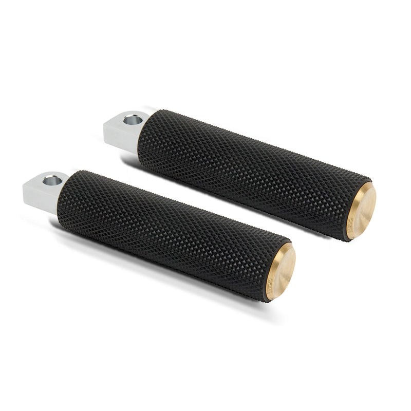 ARLEN NESS KNURLED FOOTPEGS, BRASS - 18-SOFTAIL PASSENGER - 07-945 - PartsOutlet.com.au