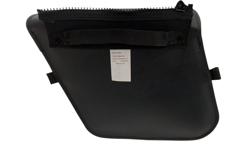 WILLIE & MAX LUGGAGE Brass Monkey Saddlebags - Slant - Brass - Small - 59588-08