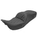 SADDLEMEN Heated Lattice Stitched Road Sofa Seat - FL '08-'23 HD Touring - Street/ Road/ Electra - 808-07B-182HCT - PartsOutlet.com.au