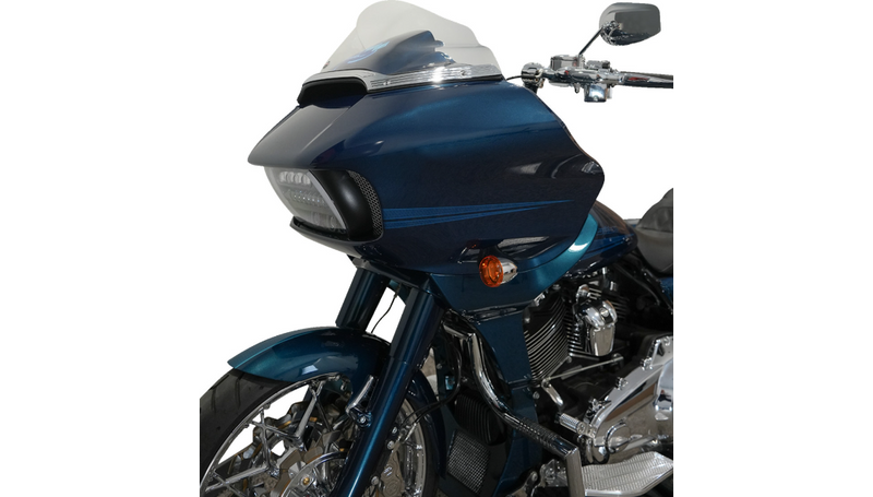KLOCK WERKS Flare Windshield - 9" - Clear - FLTR '15-'25 - KWW-01-0659