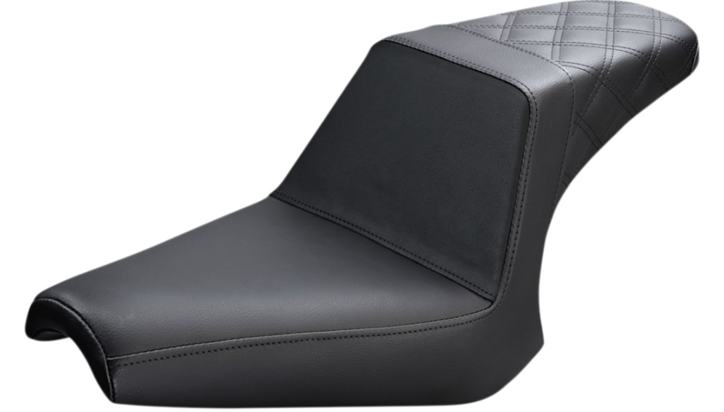 SADDLEMEN Step Up Seat - Rear Lattice Stitched - Yamaha '13-'23 - Black Y13-16-173 - PartsOutlet.com.au