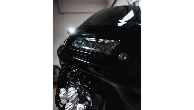 CUSTOM DYNAMICS Fairing Insert - Mesh - Black -Low Rider ST '22-'25 - CD-LRST-C-V-B
