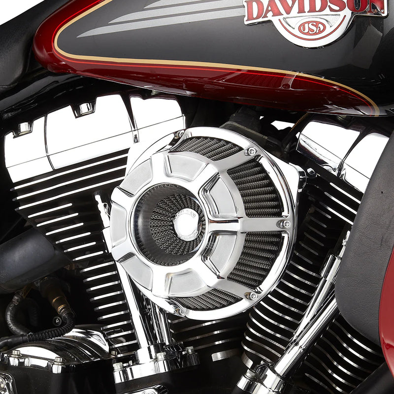 ARLEN NESS Inverted Series Air Cleaner Kit - Beveled - Chrome - Touring '24+ & Softail 25+ - 600-226