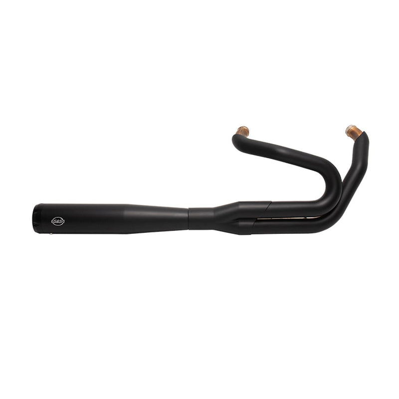 S&S CYCLE SUPERSTREET 2-1 for STANDARD CHASSIS M8 SOFTAIL® MODELS—Black 550-0789B - PartsOutlet.com.au