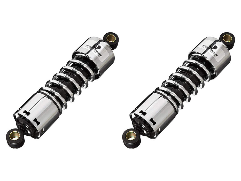 PROGRESSIVE SUSPENSION 412 Series Shock - 11" - Standard - Chrome - Harley-Davidson Sportster 2004-2021 XL - 412-4062C